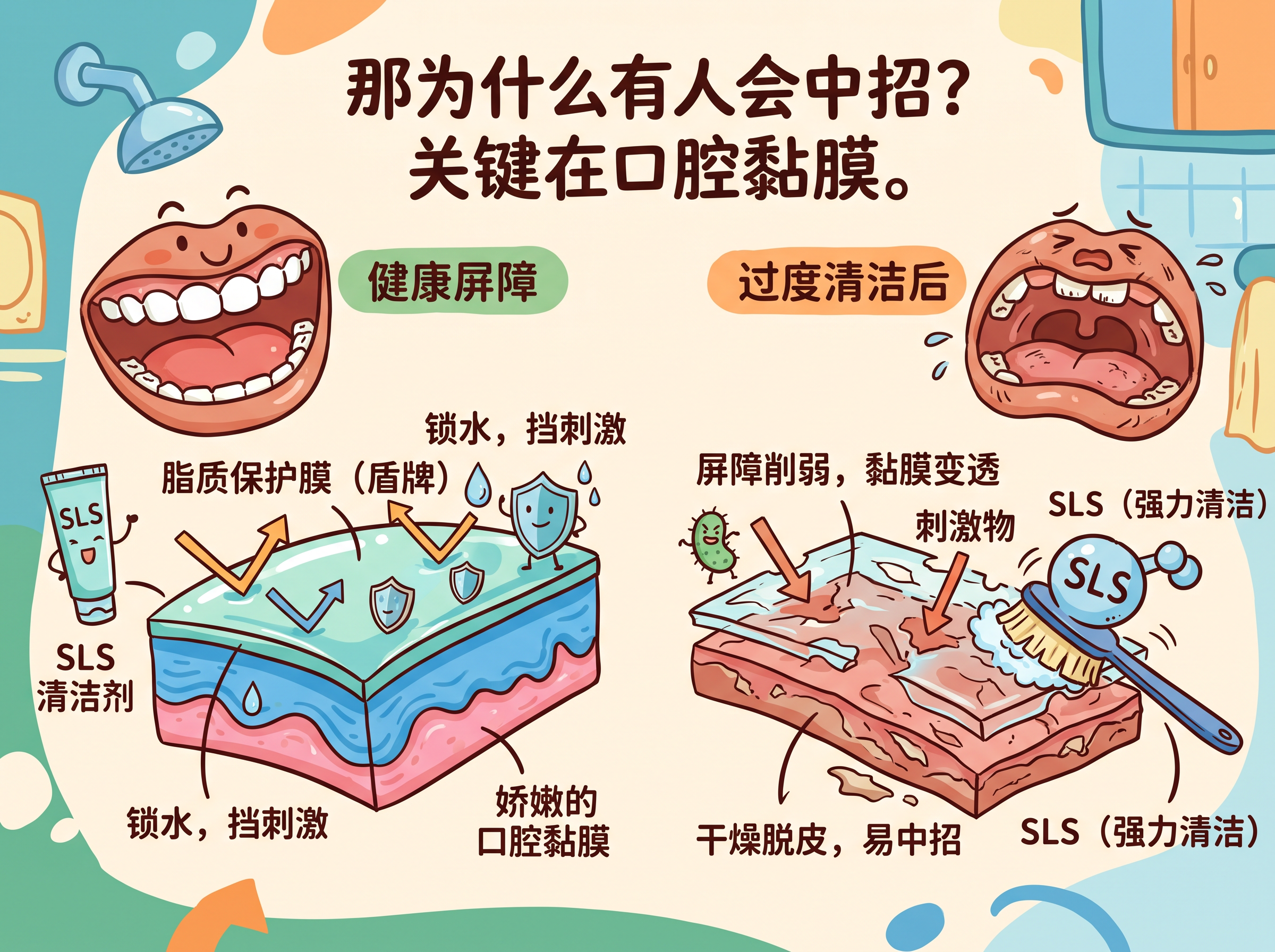 牙膏泡沫越多越干净?被忽略的SLS,可能才是口腔溃疡的元凶